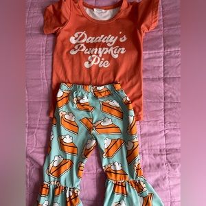 Boutique matching outfit for Thanksgiving